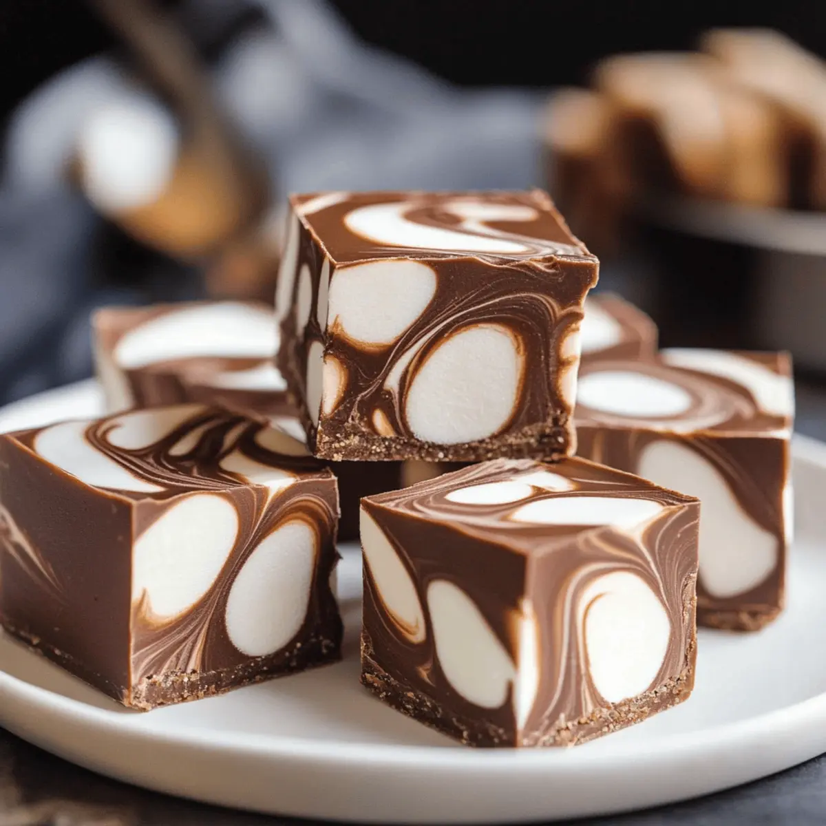 Marshmallow Swirl Fudge vg4ack