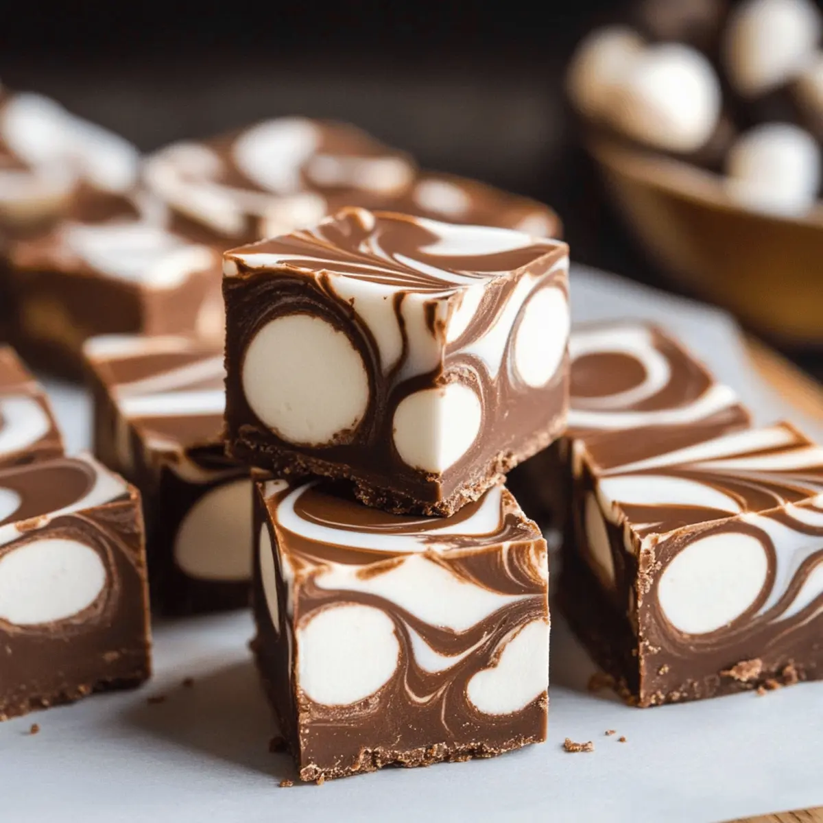Marshmallow Swirl Fudge ypqkwv
