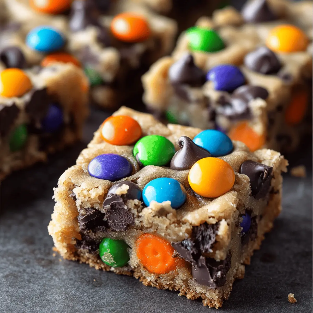 Monster Mash Cookie Bars npfnny