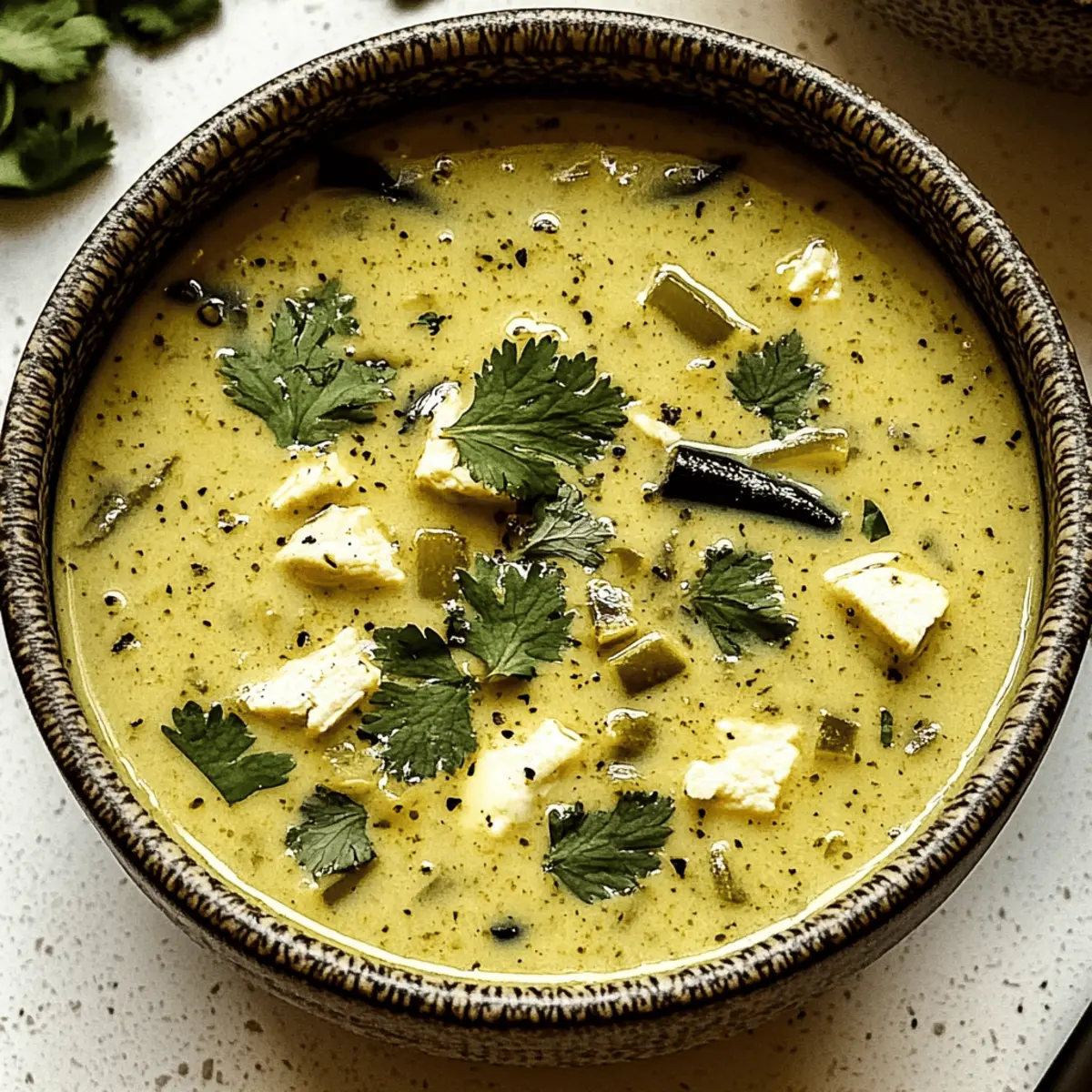 Mouthwatering Roasted Poblano Soup ivsii2