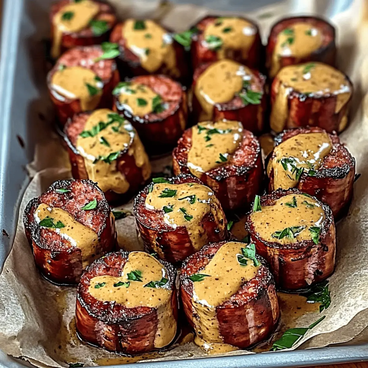 Mustard Hasselback Kielbasa Bites vgh0pc