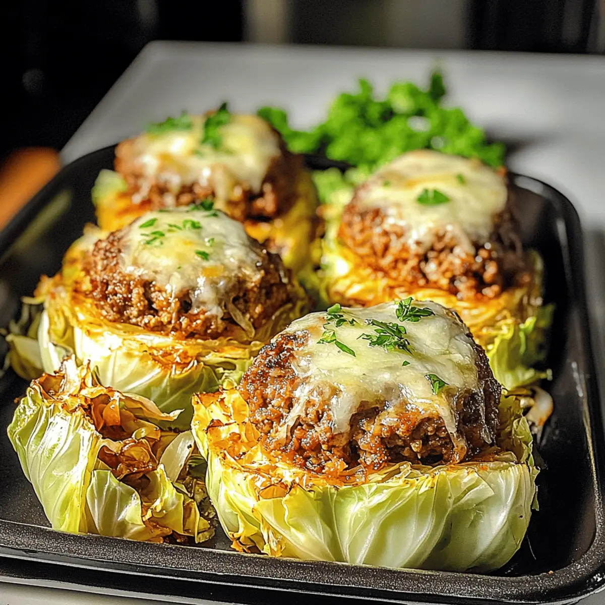 Oven Baked Cabbage Burgers ro8egj