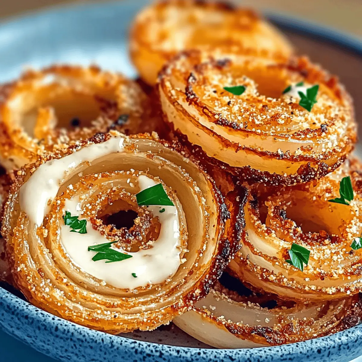 Crispy Parmesan Onion Rings: Low-Carb Delight in Every Bite