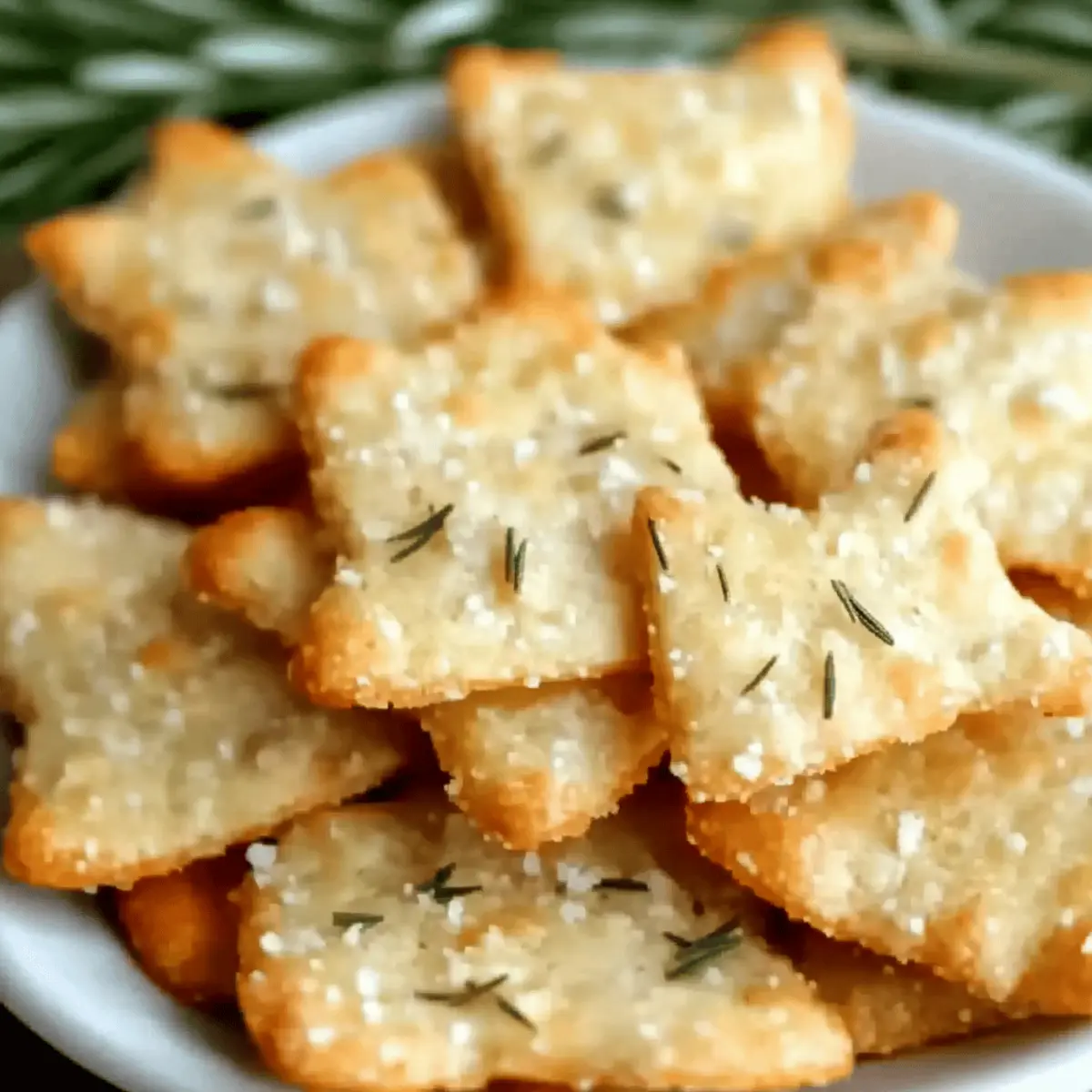 Parmesan Rosemary Crackers uedz34