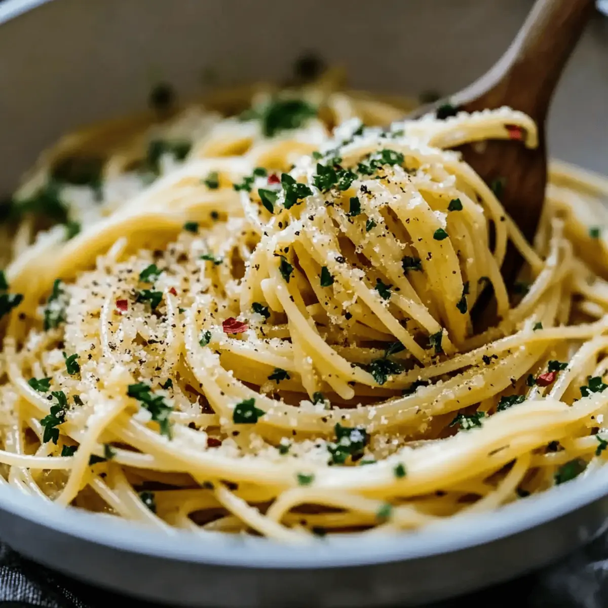 Pasta with Garlic Olive Oil Sauce: Quick, Cozy Comfort Food