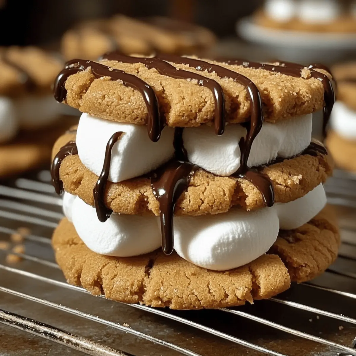 Peanut Butter S’mores Sandwich Cookies: Your Nostalgic Treat