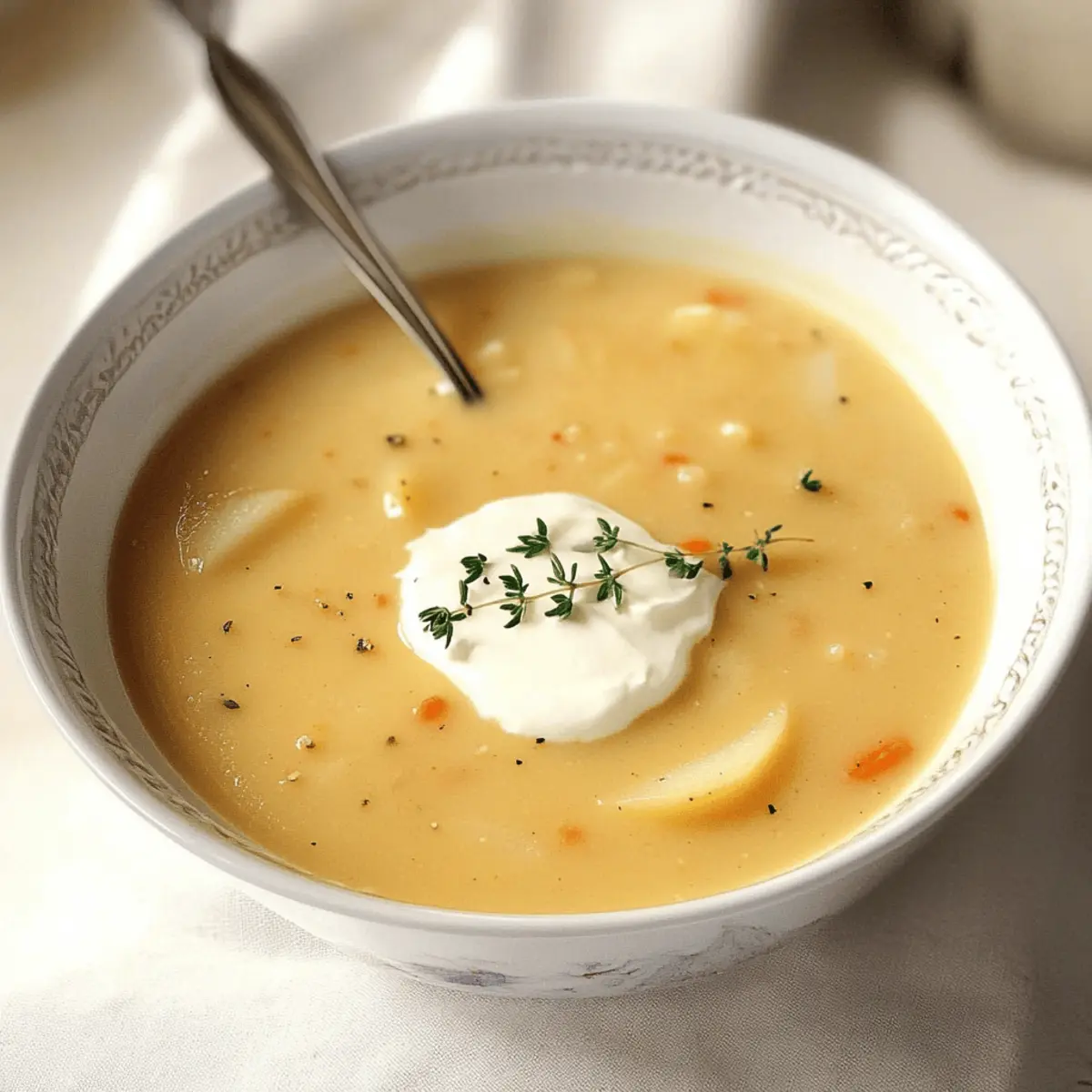 Creamy Pear Potato Soup for Cozy Comforting Nights