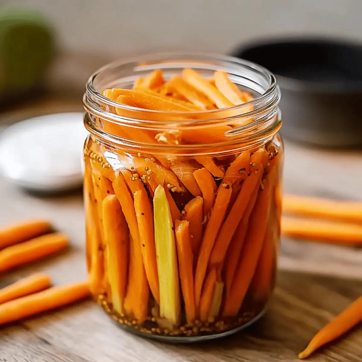 Zesty Pickled Carrots for a Crunchy Flavor Boost