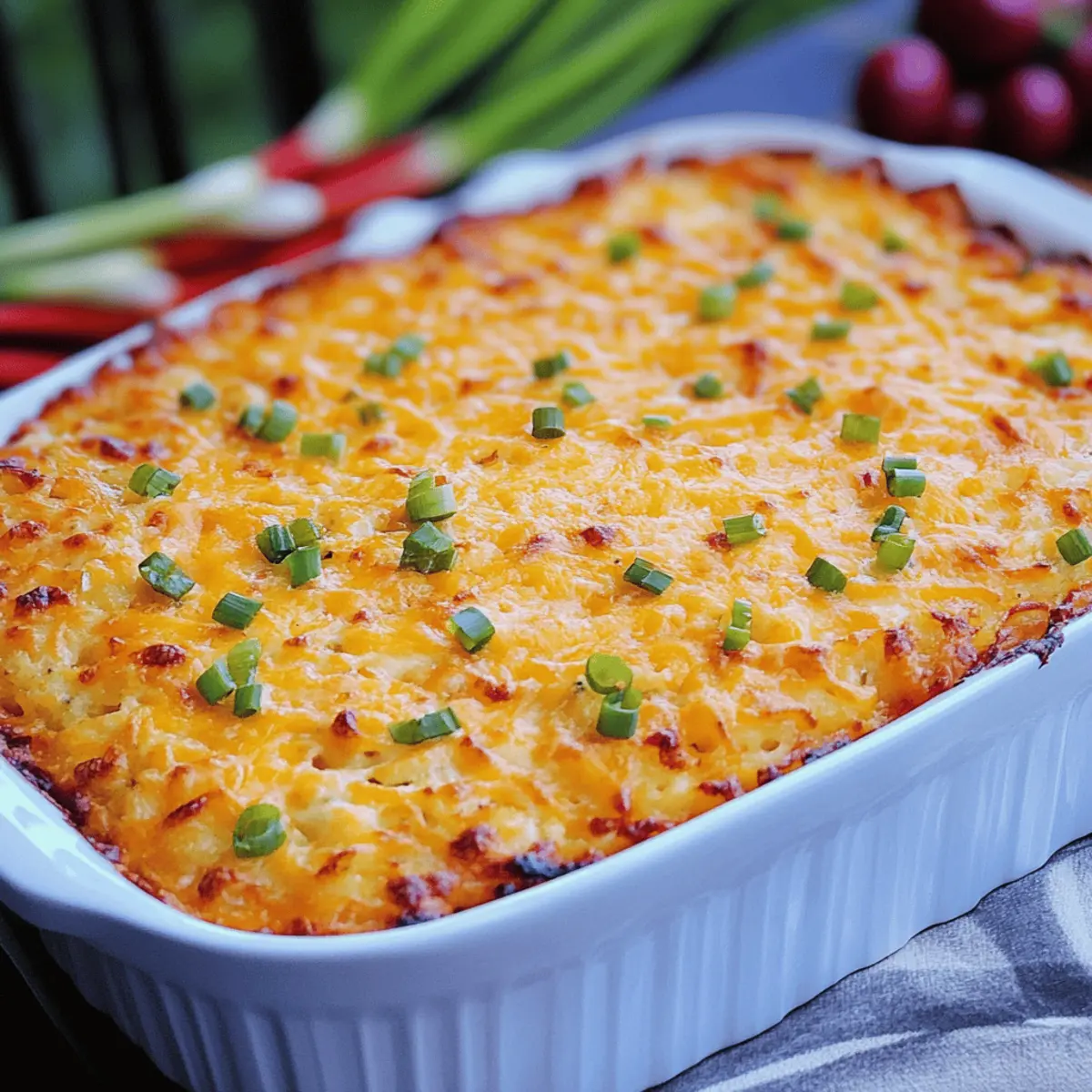 Irresistible Pimento Cheese Hash Brown Casserole Delight