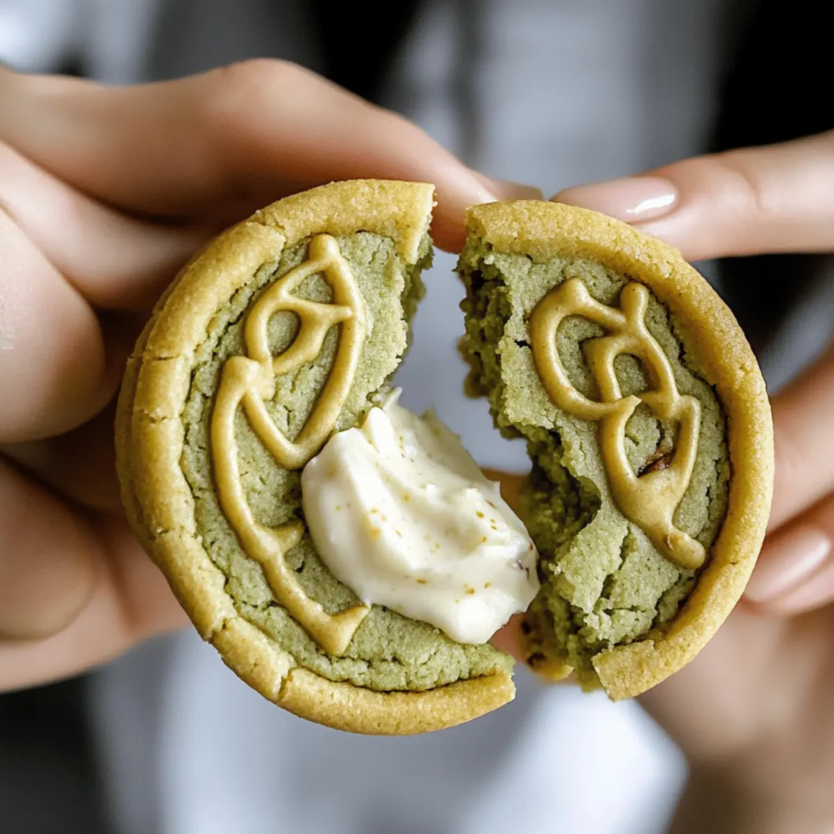 Pistachio Latte Sandwich Cookies d92k4m