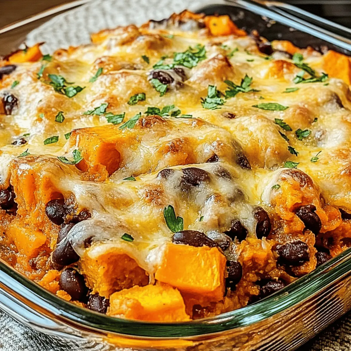 Deliciously Cozy Potato and Black Bean Casserole Delight