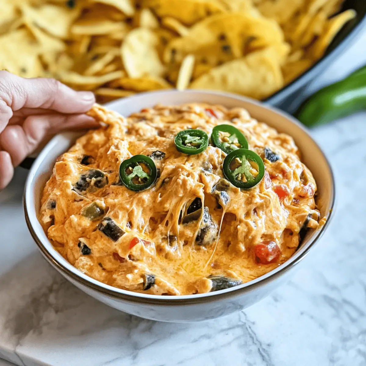 Prep Chicken Nacho Dip jugmzd