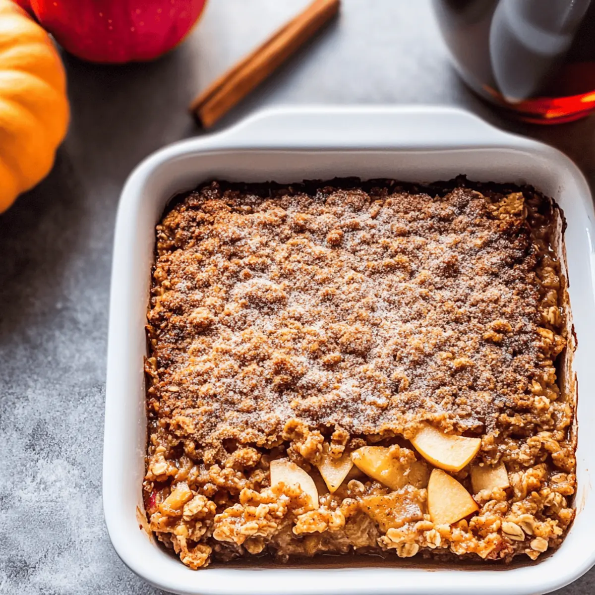 Pumpkin Apple Baked Oatmeal wwgagj