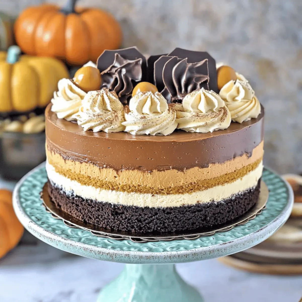Pumpkin Chocolate Mousse Cake: Fall’s Decadent Dessert Delight