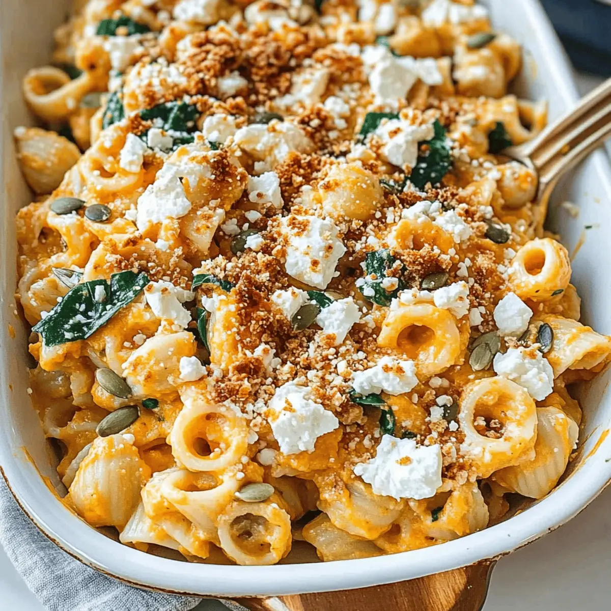 Creamy Pumpkin Feta Pasta for Cozy Fall Nights