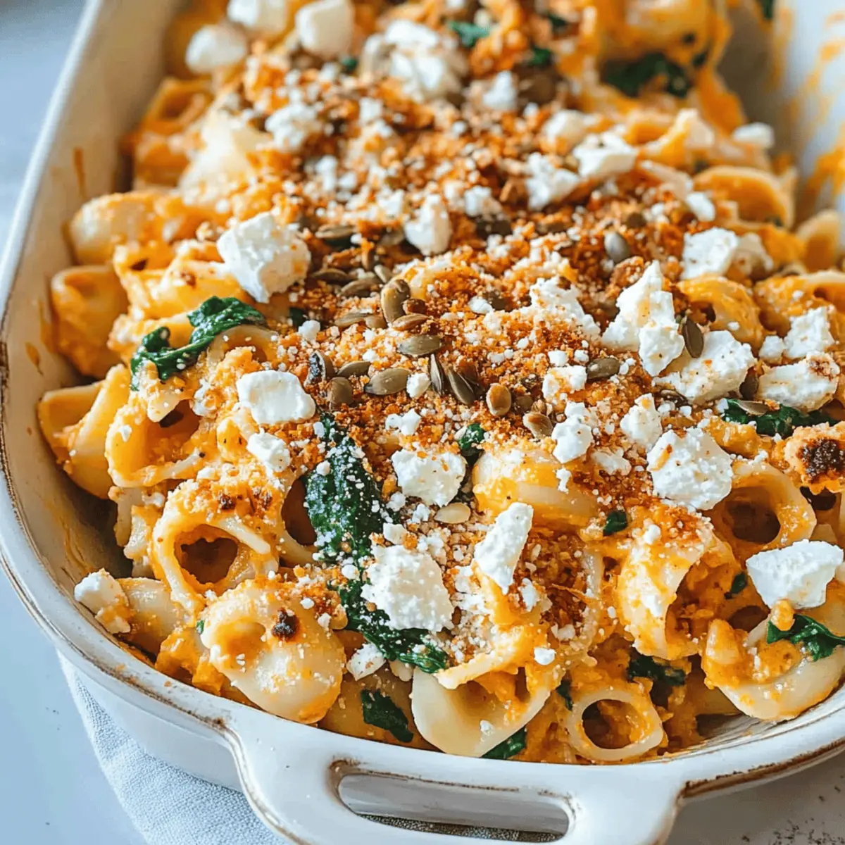Pumpkin Feta Pasta tpoznb