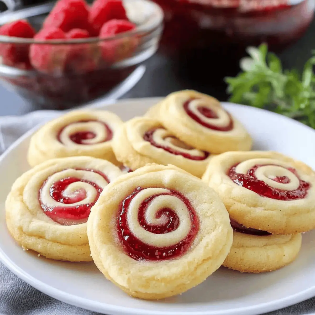Raspberry Butter Cookies elopbz
