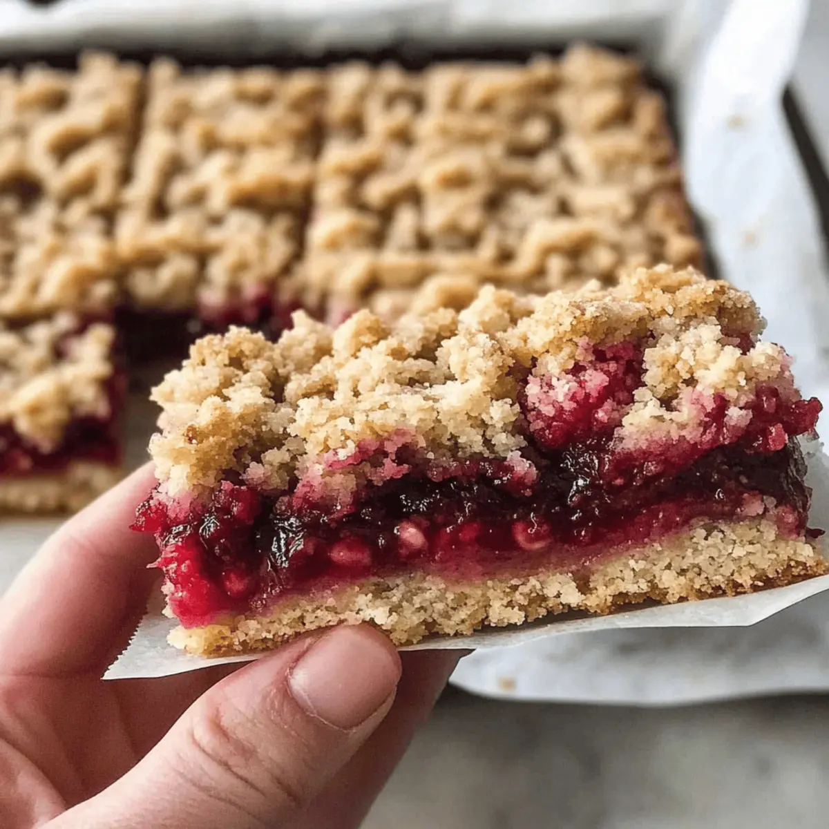 Raspberry Crumble Bars czuobb