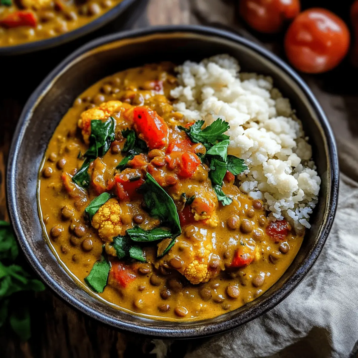 Roasted Cauliflower Lentil Curry se8wfa