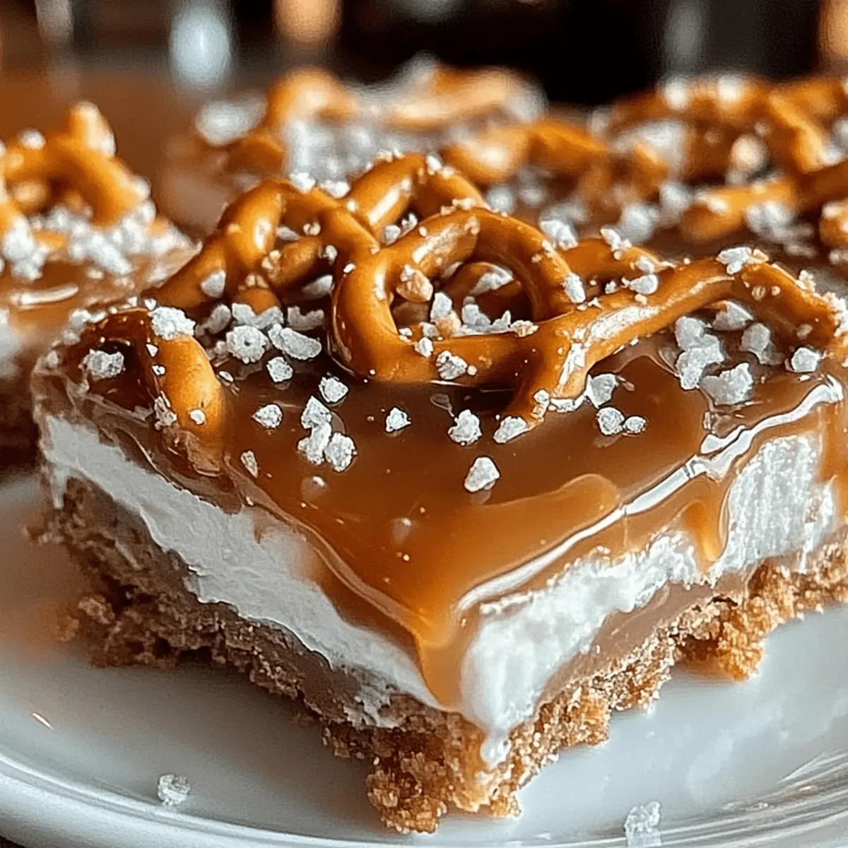 Salted Caramel Pretzel Bars ewfwcg
