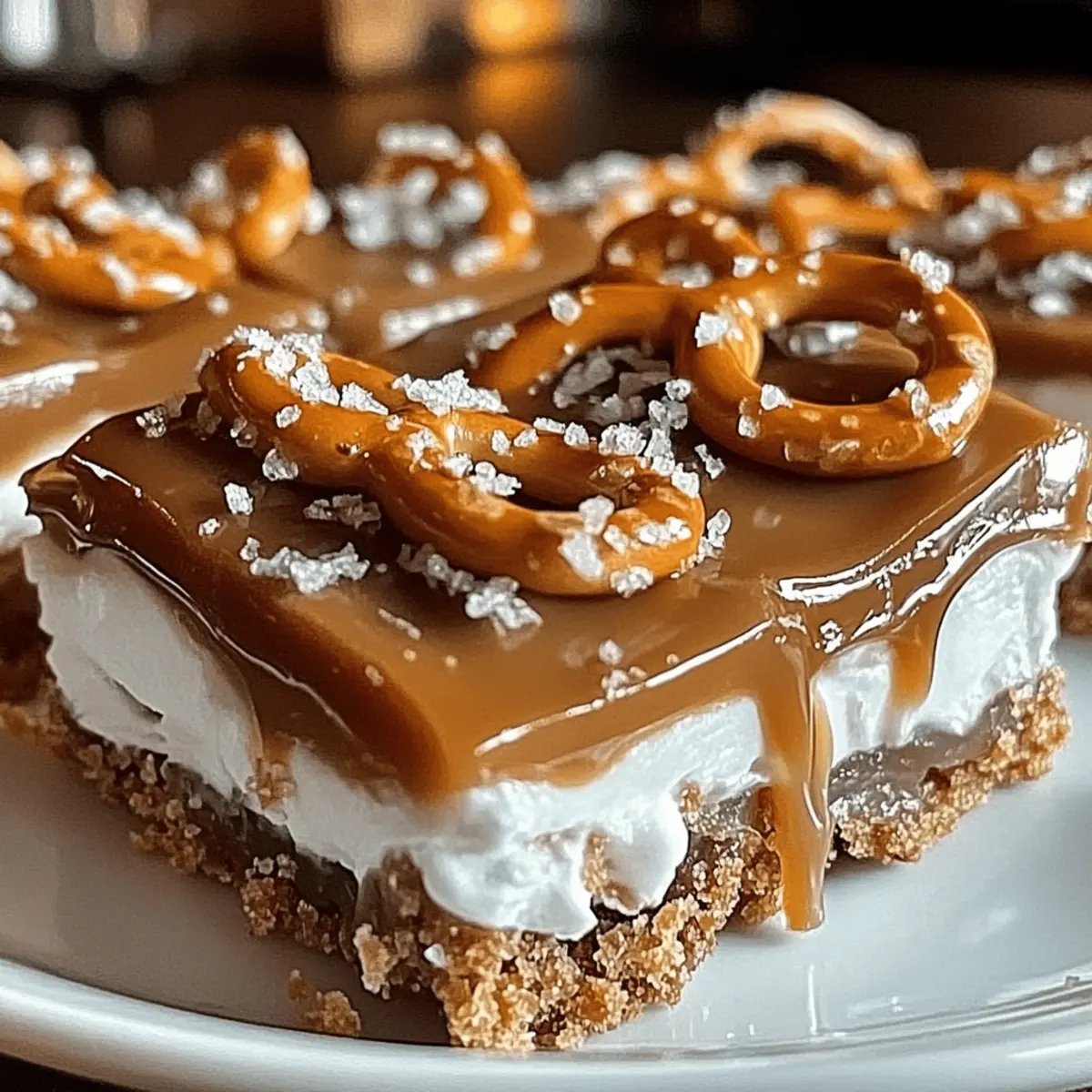 Salted Caramel Pretzel Bars oufmyj