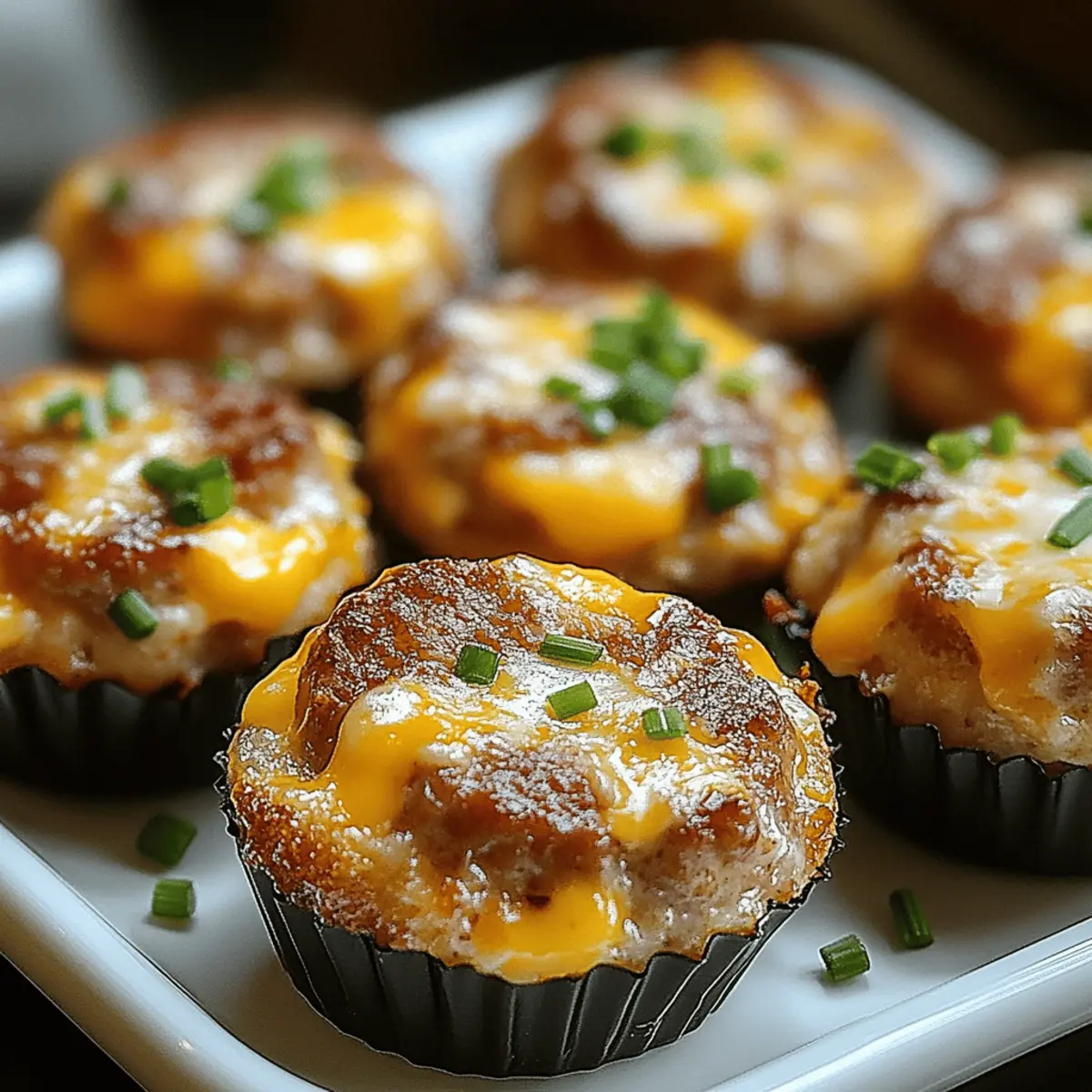 Sausage and Cheddar Breakfast Bites zhe0hz