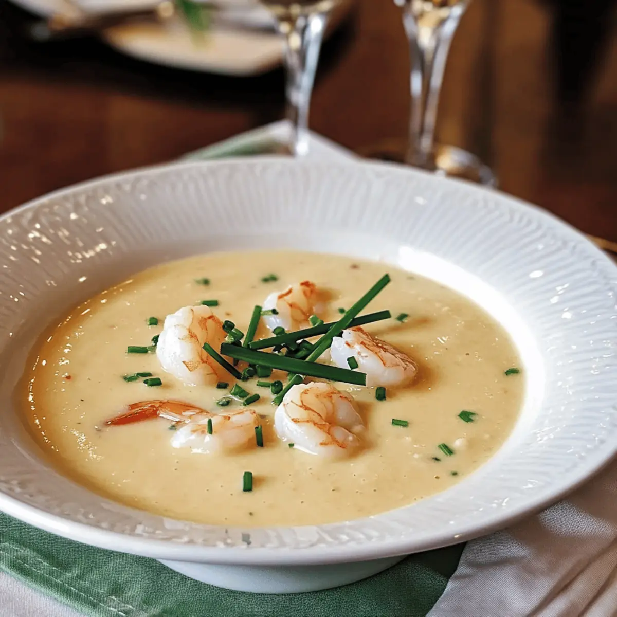 Shrimp and Champagne Bisque with Gruyere Cheese u0cpml