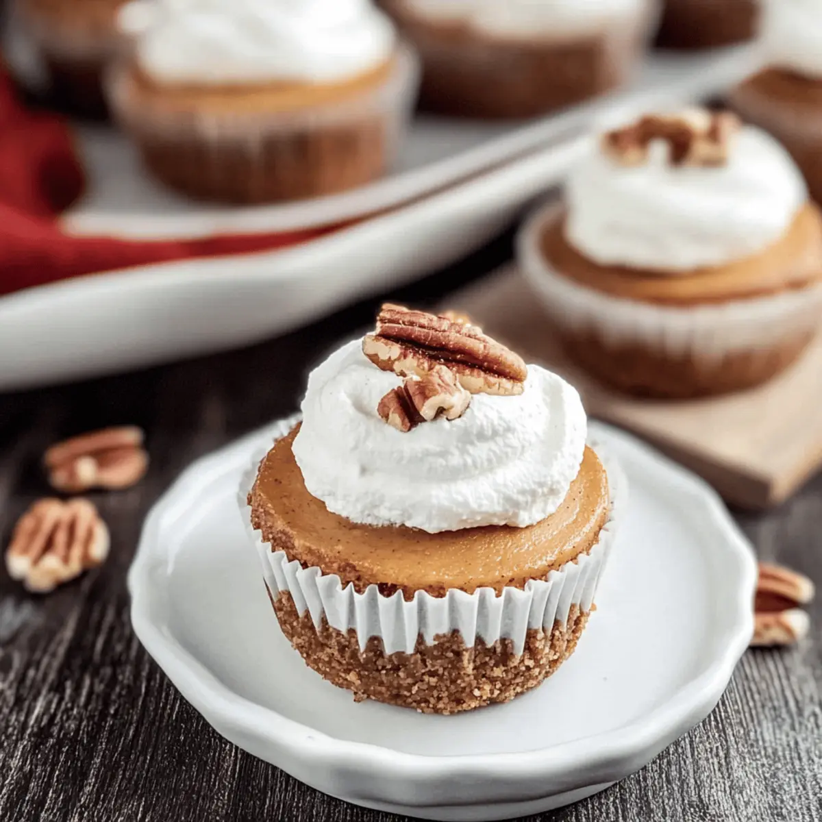 Skinny Mini Pumpkin Cheesecakes nnpav4