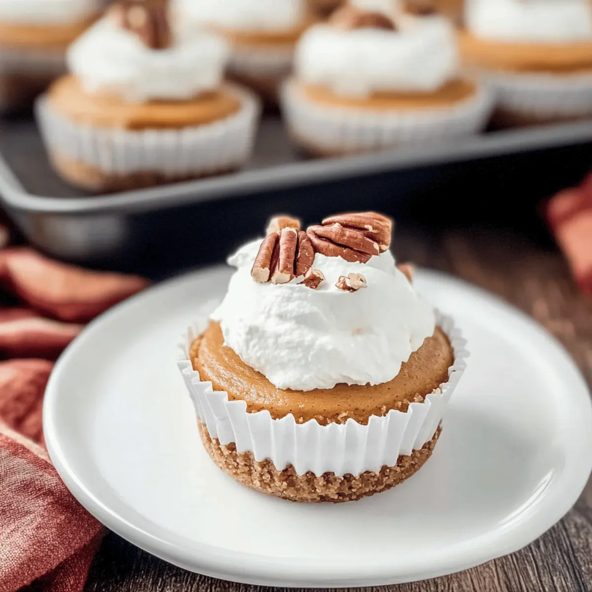 Skinny Mini Pumpkin Cheesecakes: Guilt-Free Holiday Treats