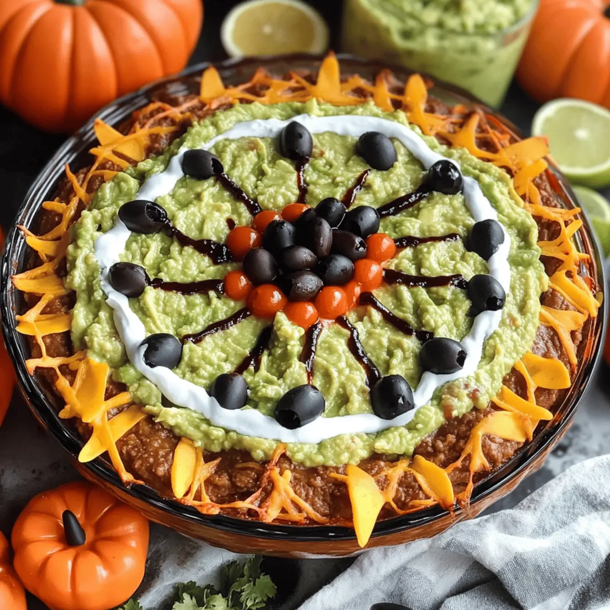 Spider Web Taco Dip z7avri