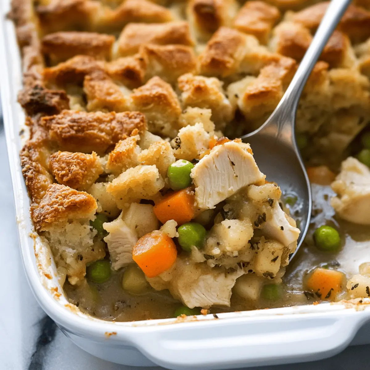 Thanksgiving Turkey Pot Pie with Stuffing Crust kfzhri