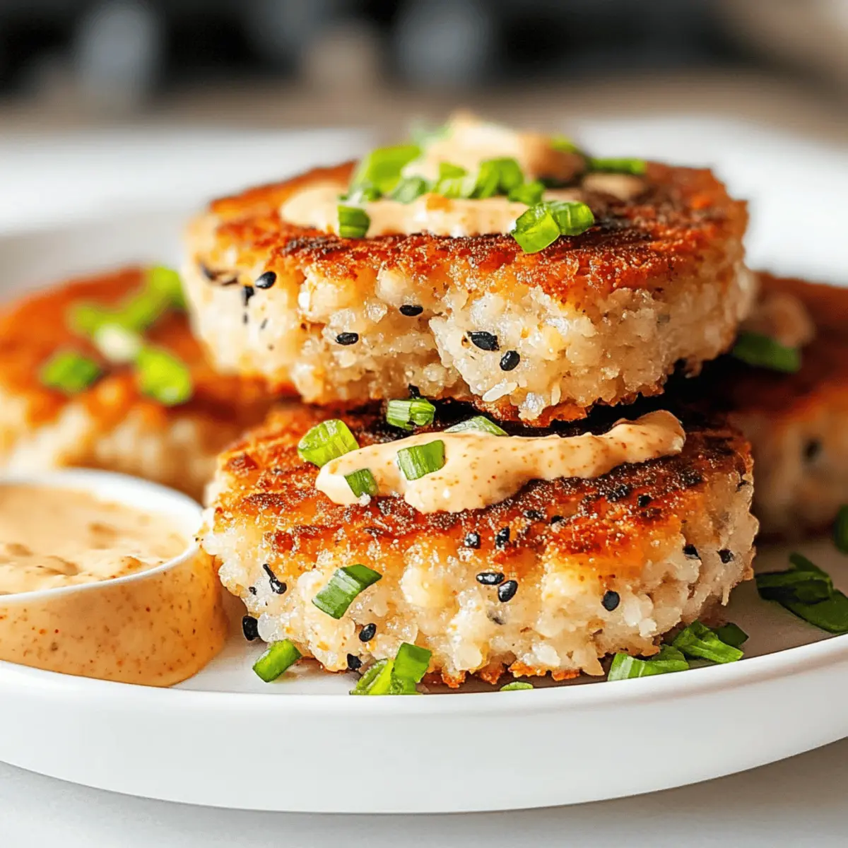 Tuna Cakes with Spicy Mayo dsmodm
