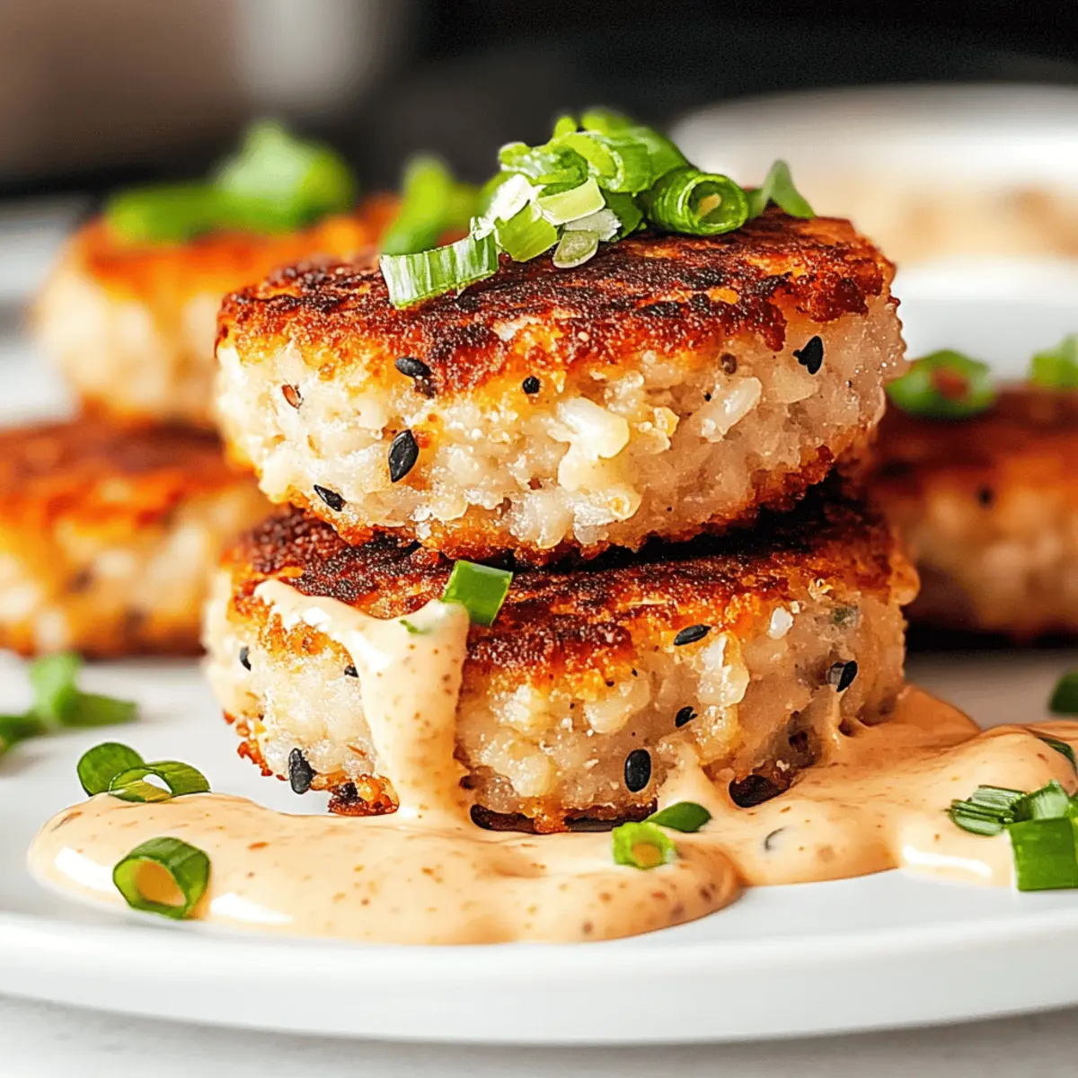 Tuna Cakes with Spicy Mayo vzlbef