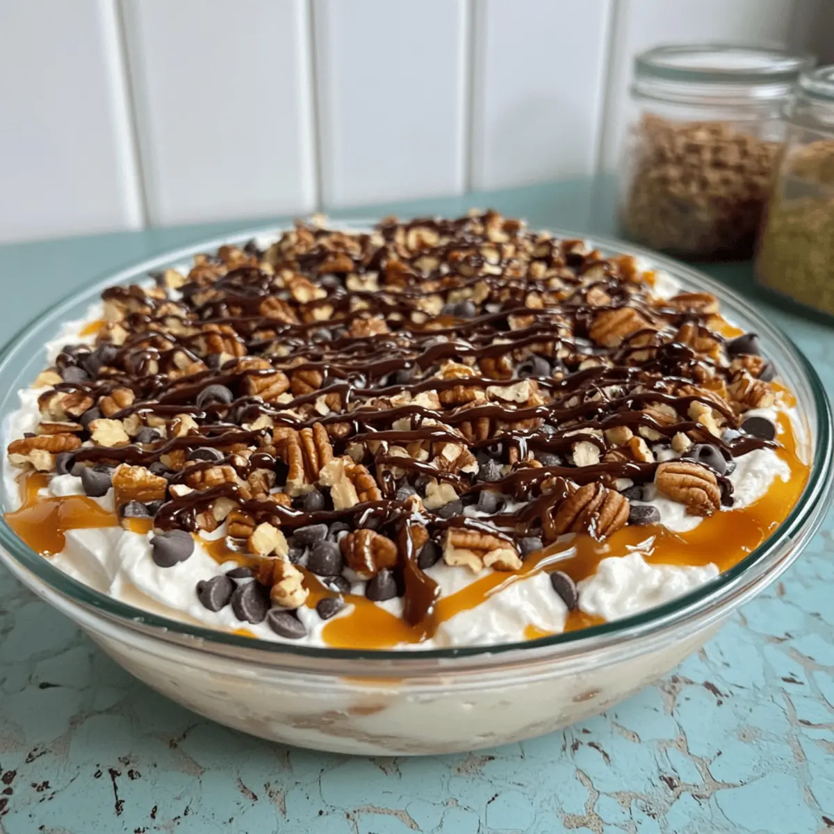 Creamy Turtle Cheesecake Dip for Effortless Entertaining