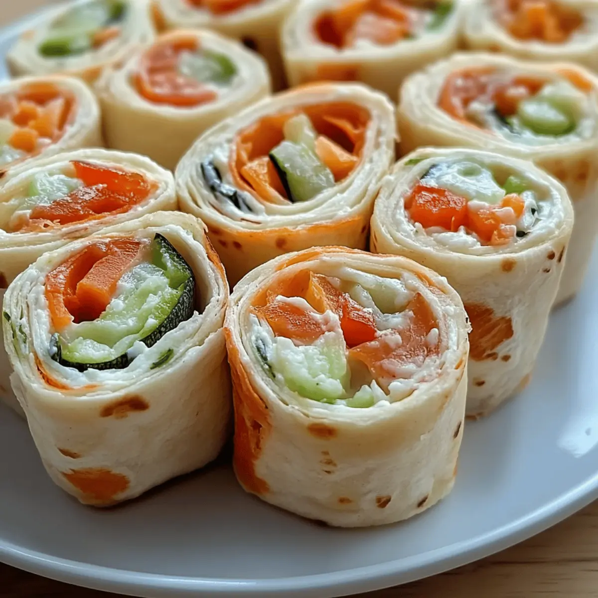 Vegetable Tortilla Roll Ups ceqzkv