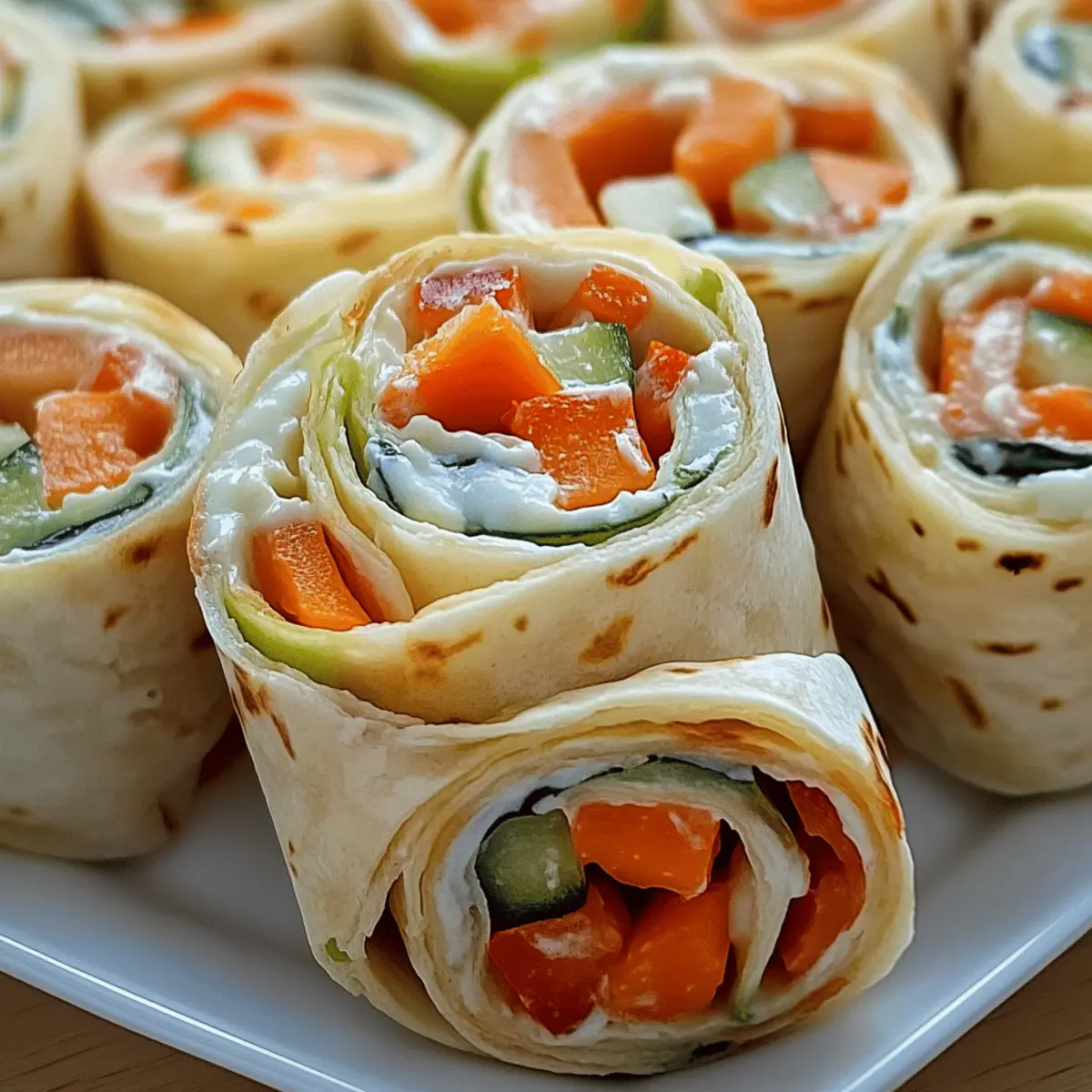 Vegetable Tortilla Roll Ups npge37
