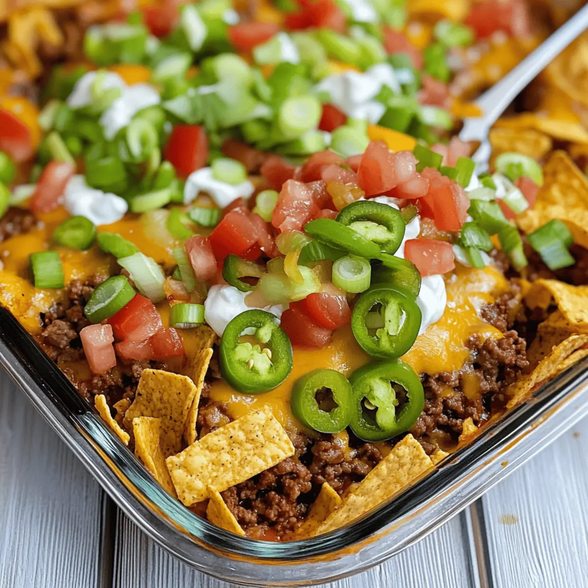 Satisfy Your Cravings with This Walking Taco Casserole!