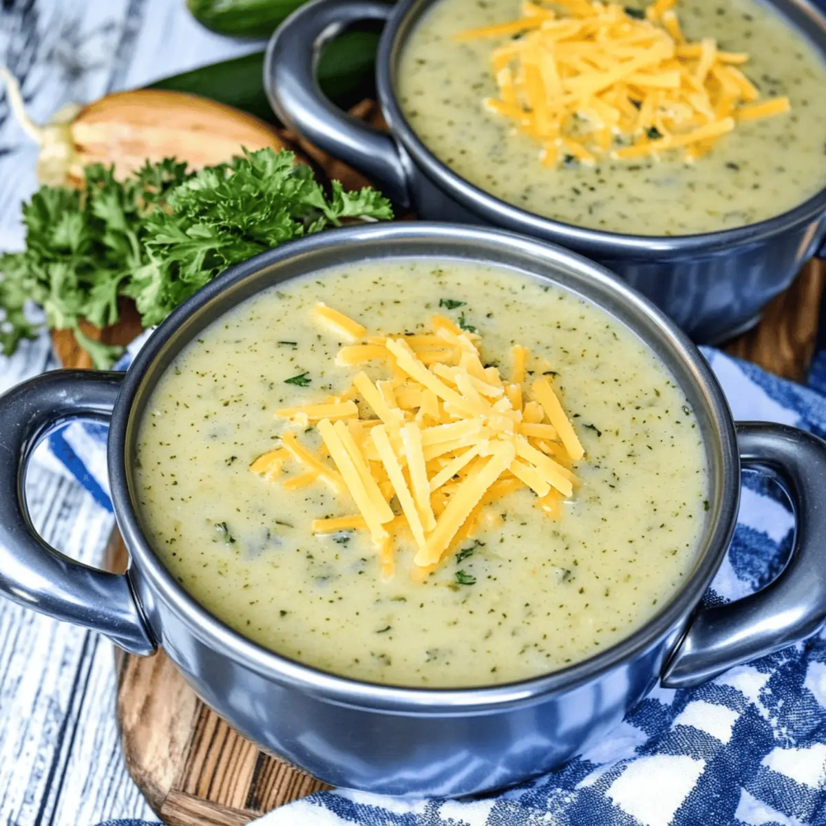 Creamy Zucchini Soup That Will Transform Your Dinner Game