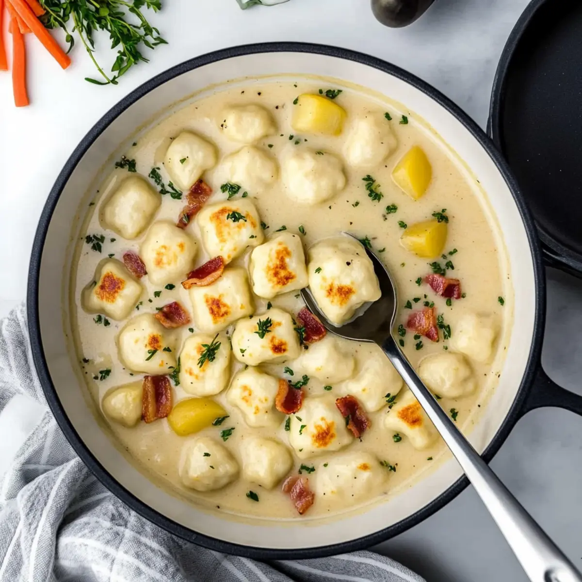 Creamy Knoephla Soup: A Cozy Twist on Comfort Food