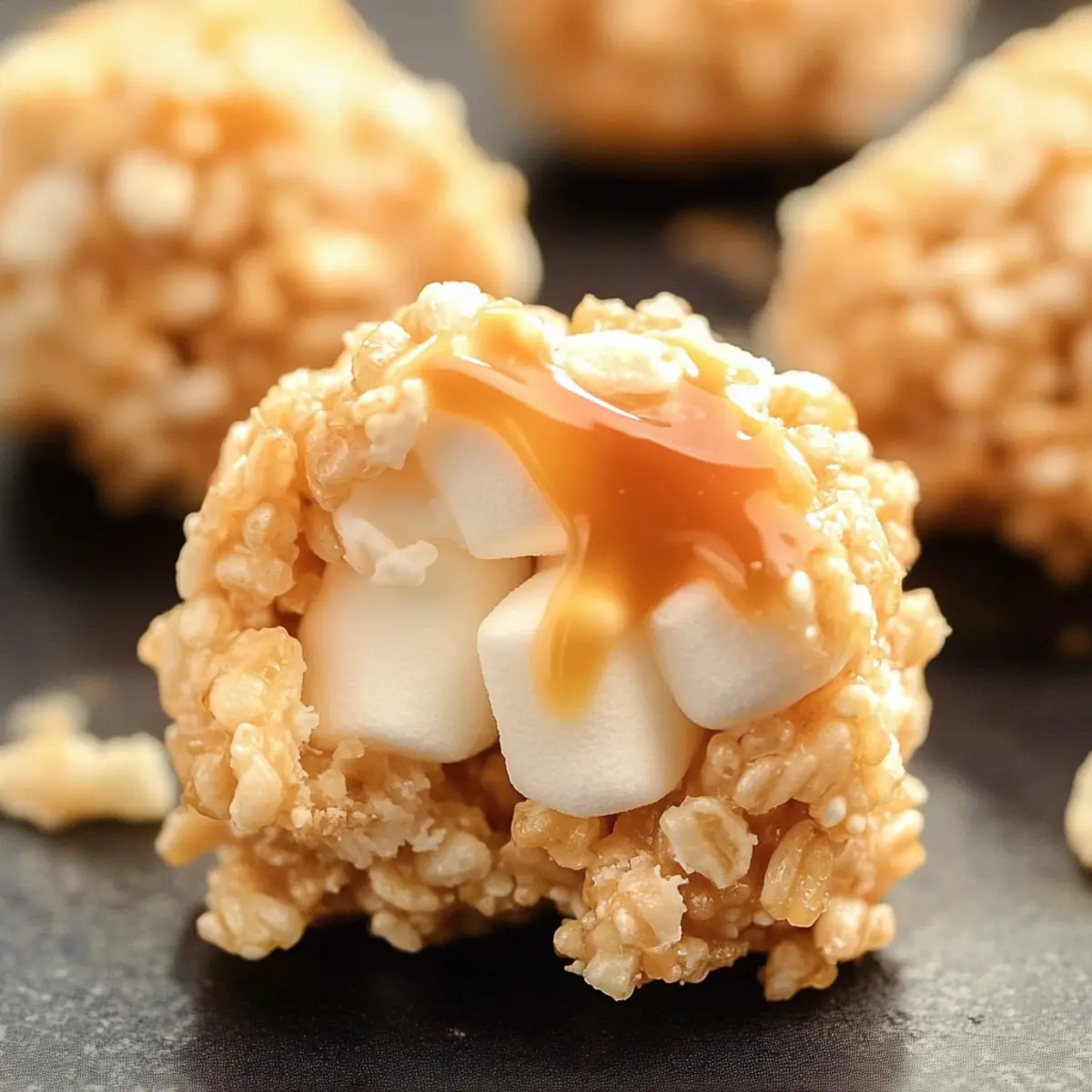 Caramel Marshmallow Rice Krispie Balls: Irresistible Sweet Treats