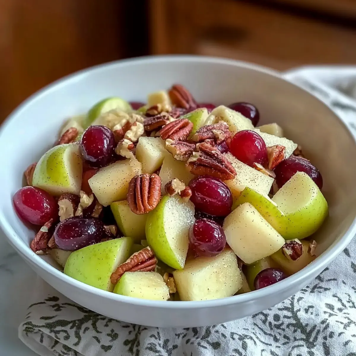 Delight in Autumn Harvest Fruit Salad That Evokes Fall Flavors