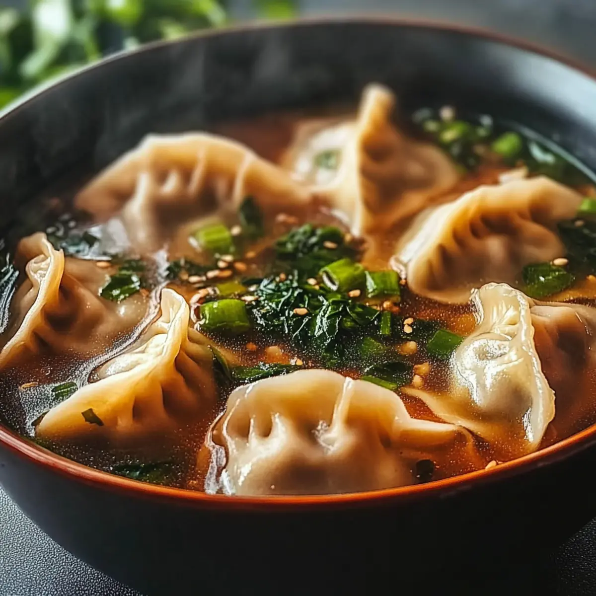 Savor the Comforting Flavorful Bowl of Potsticker Soup