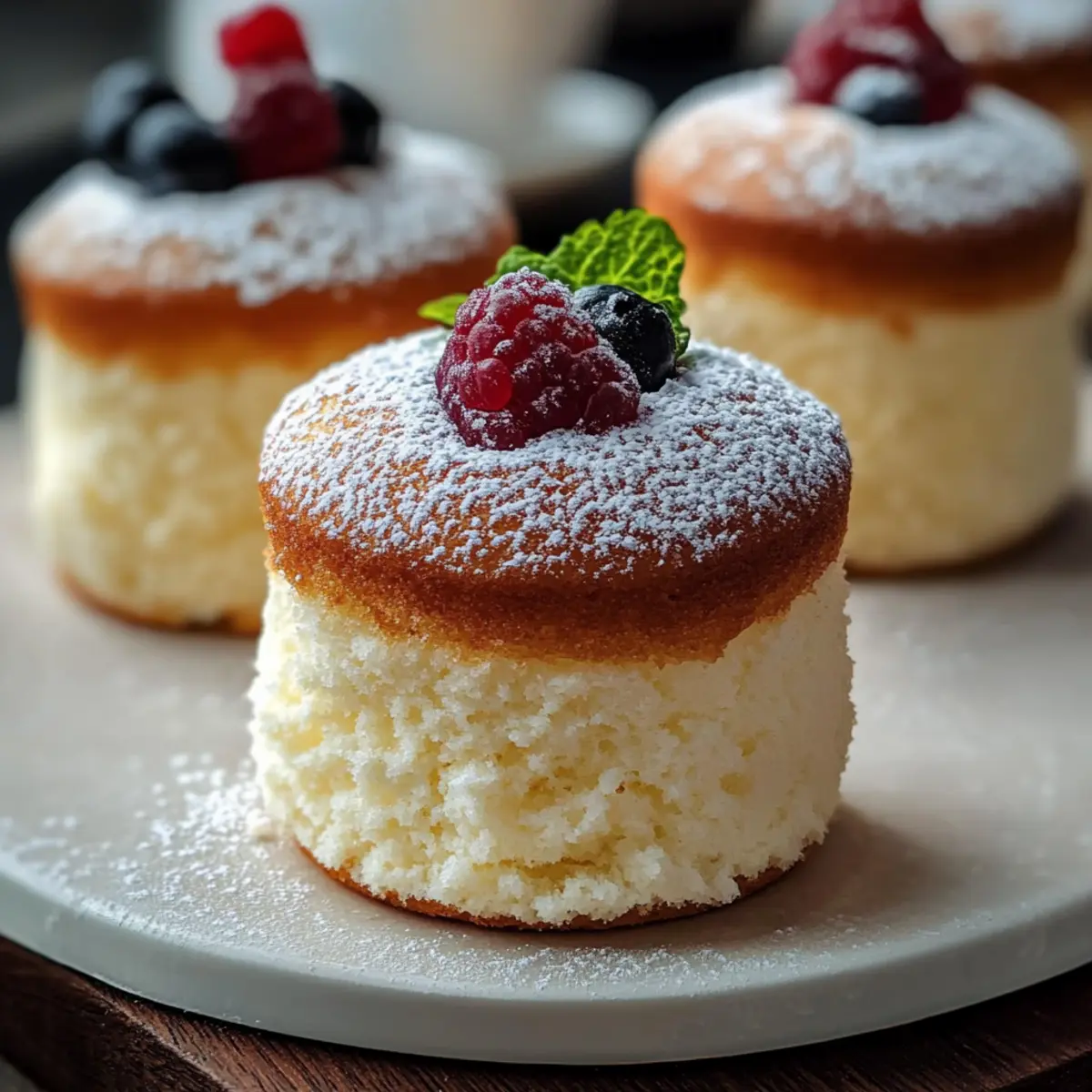 Fluffy Japanese Cotton Cheesecake Cupcakes That Melt in Your Mouth