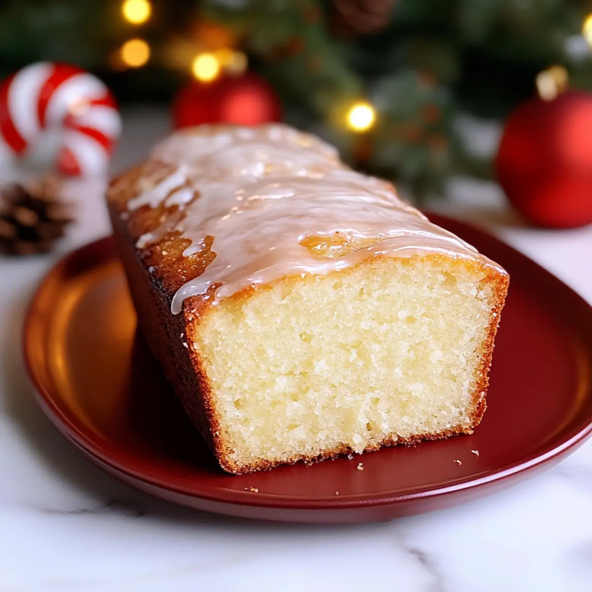Irresistible Christmas Eggnog Bread with Spiced Rum Glaze