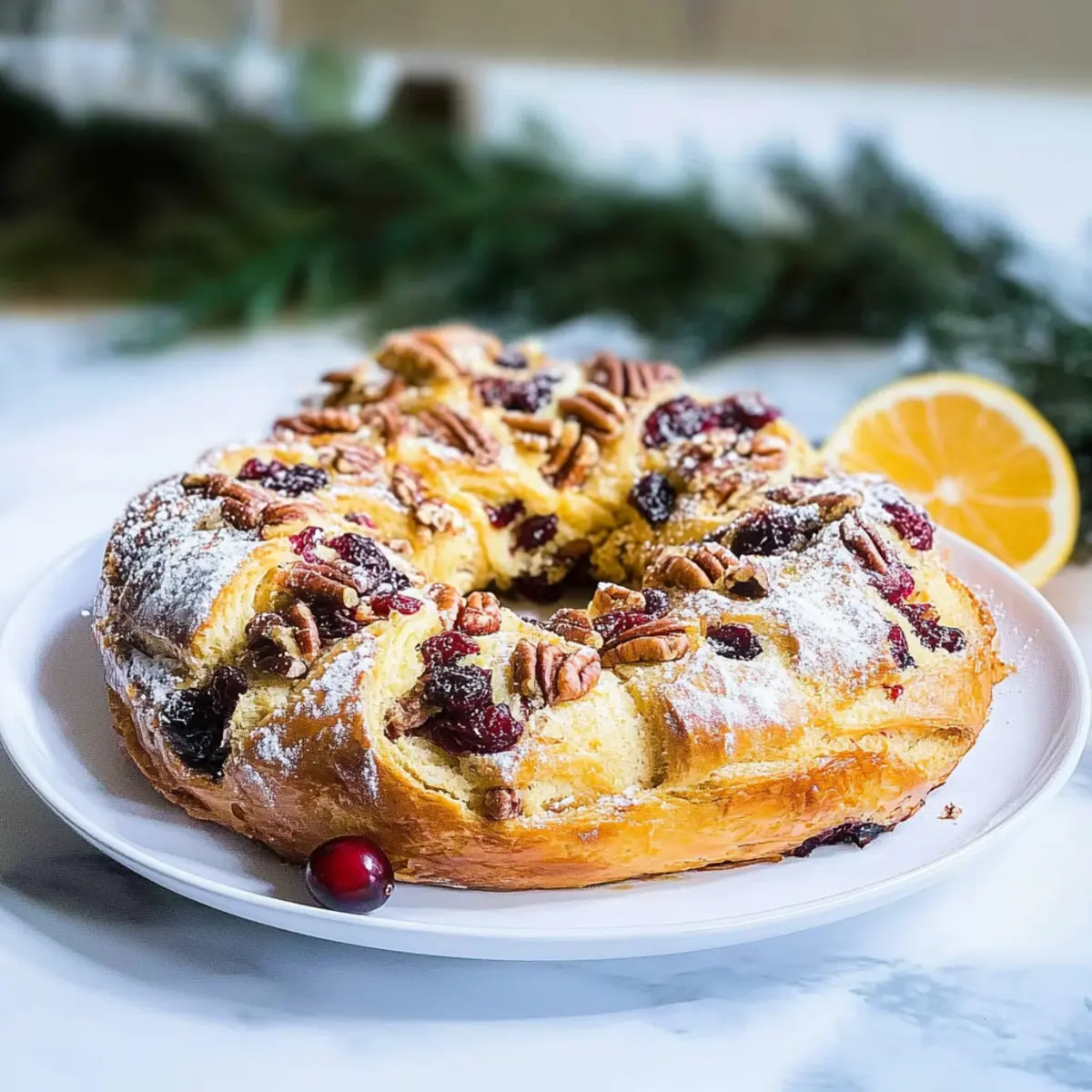 Irresistible Couronne with Cranberries and Pecans Delight