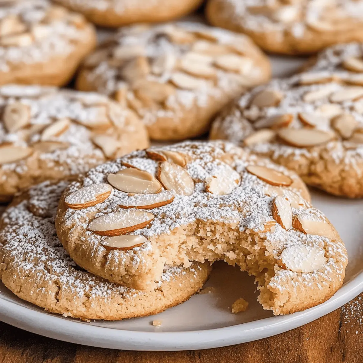 Chewy Almond Cookies with a Sweet Frangipane Surprise