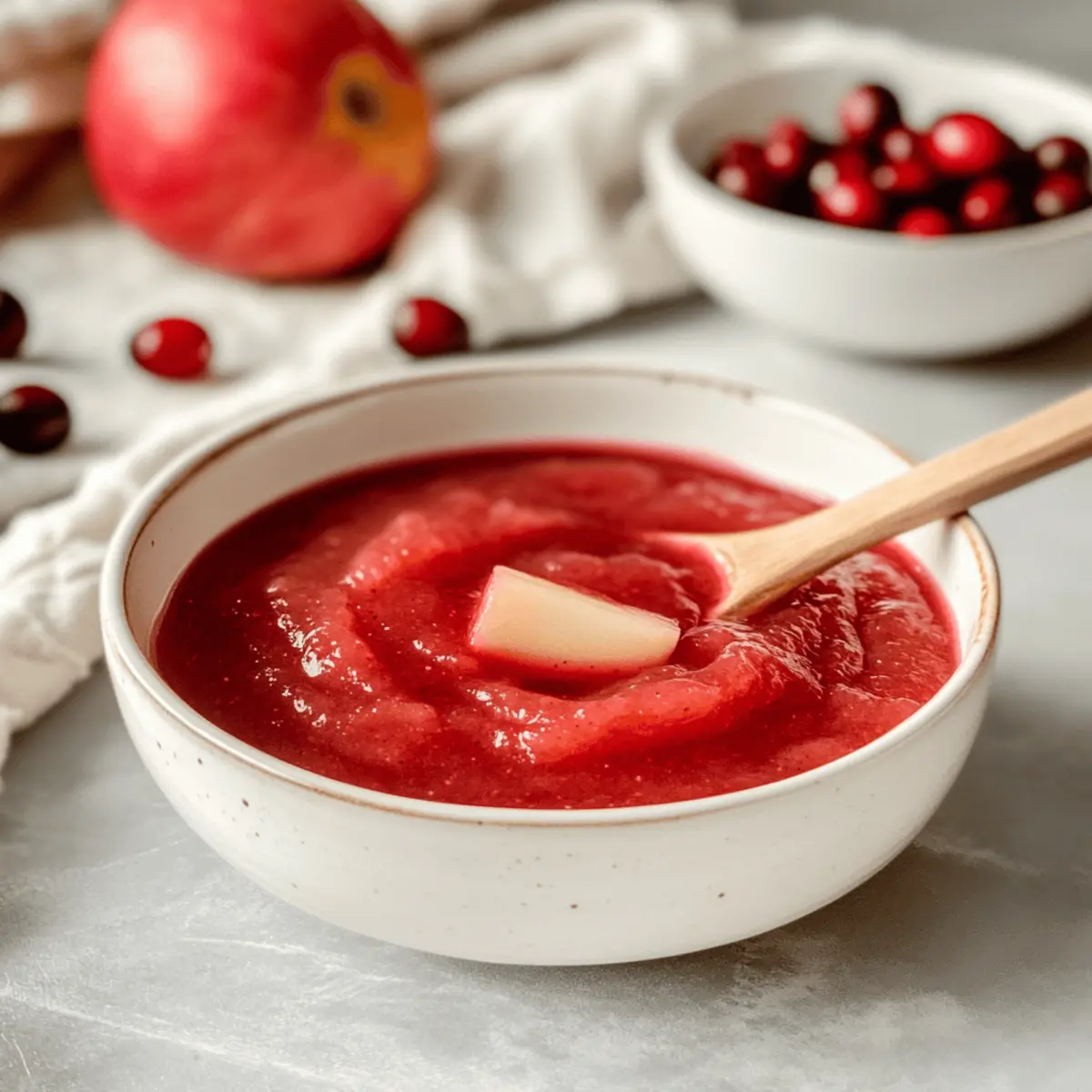 Applesauce With Cranberries py4n6n