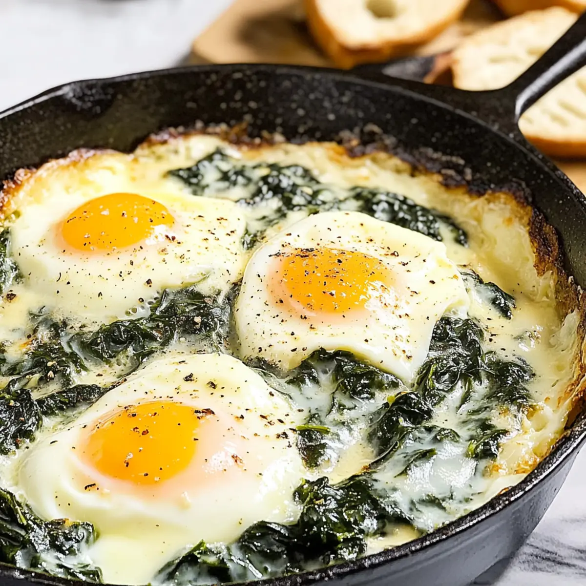 Baked Eggs Florentine khqsv8