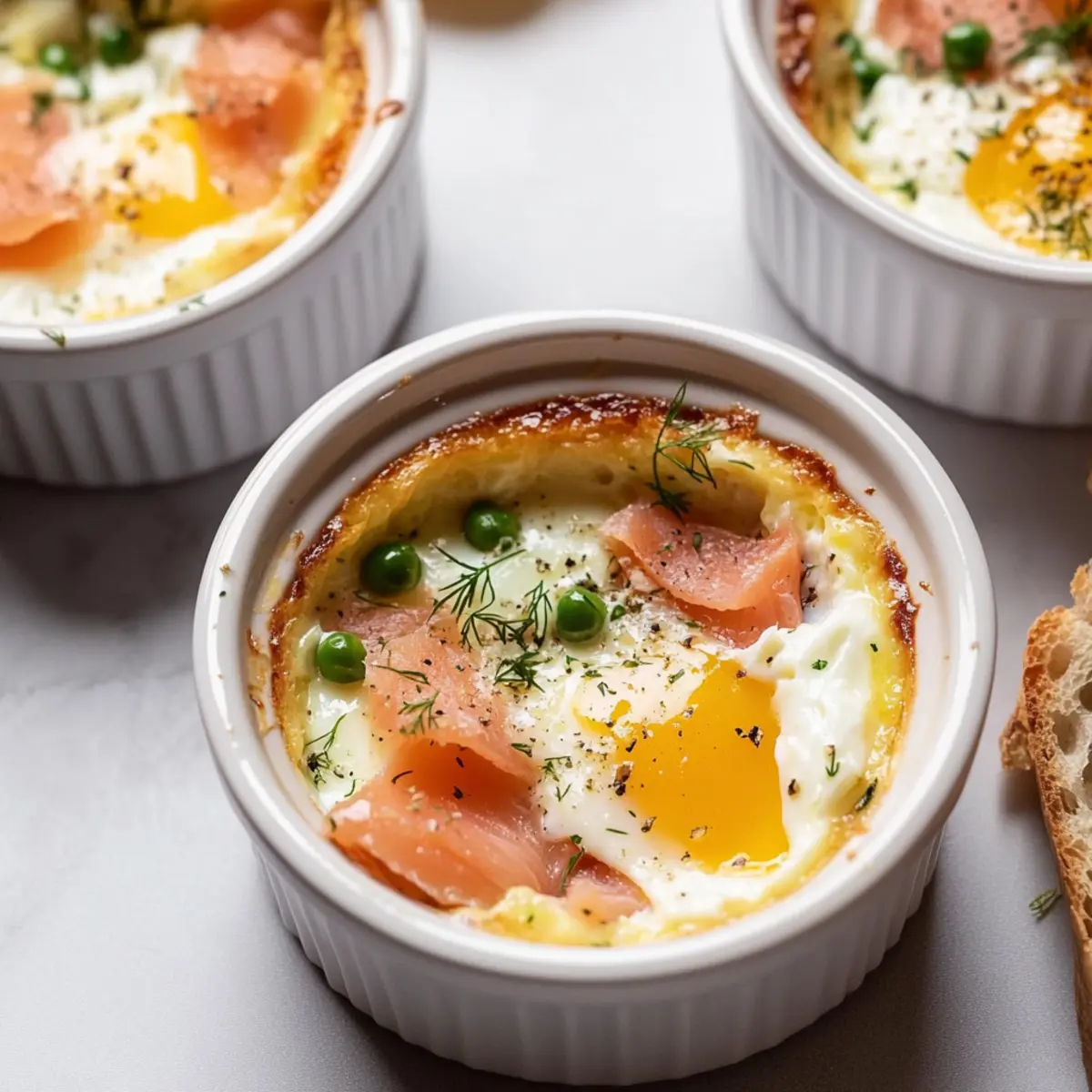 Baked Eggs with Smoked Salmon bqup10