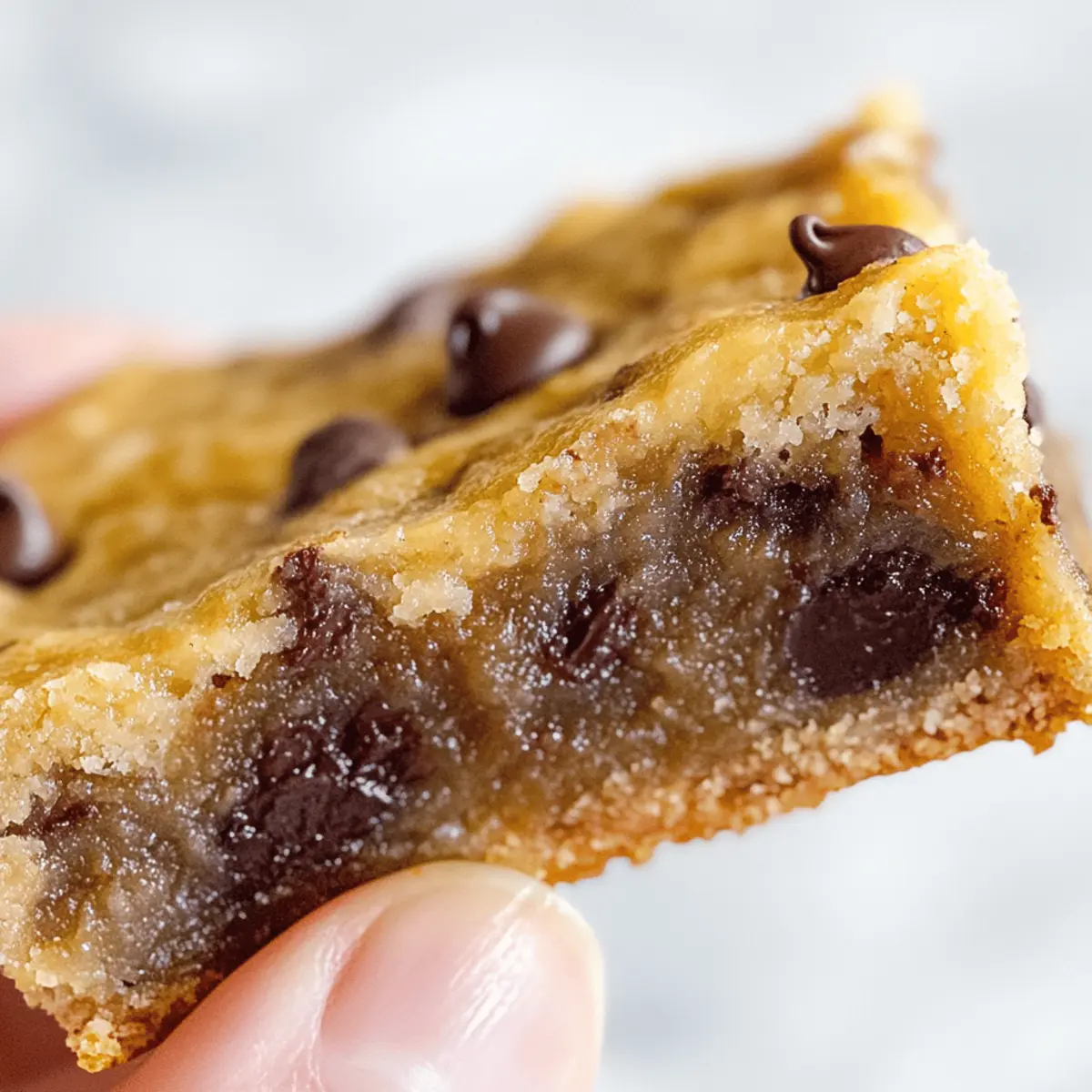 Banana Chocolate Chip Bars h832lc